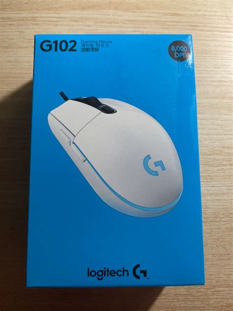 로지텍 G102 화이트 미개봉 | 당근 중고거래