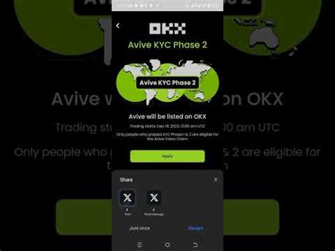 Avive Kyc Phase Explained Youtube