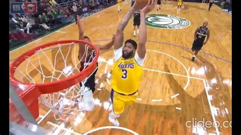 Anthony Davis Dunks On Giannis Antetokounmpo YouTube