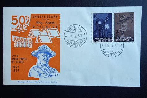 1957 FDC 50 Jahre Pfadfinder Kaufen Auf Ricardo