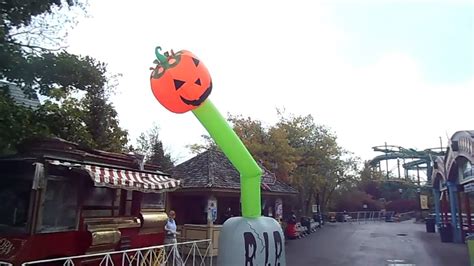 Cool Inflatable Character Candy Trail Fright Fest 2013 Six Flags Great America 10 12 13 Youtube