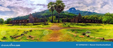 Vat Phou Or Wat Phu Is The Unesco World Heritage Site In Champasak