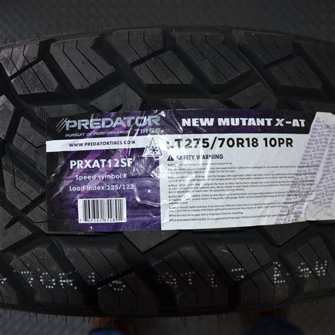 Predator New Mutant X At Lt 27570r18 125122r E 10 Ply At At All