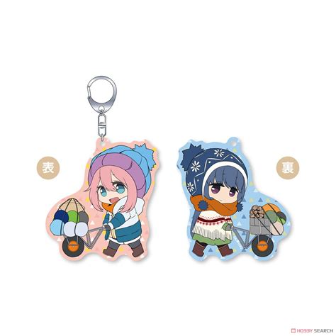 Laid Back Camp Season Front And Back Acrylic Cart Nadeshiko Rin