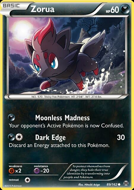 Zorua (BREAKthrough 89) - Bulbapedia, the community-driven Pokémon ...