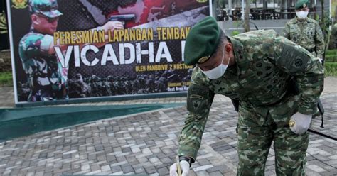 Pangdivif 2 Kostrad Resmikan Lapangan Tembak Vicadha II Di Kampoeng