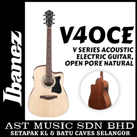 Ibanez V Ce Opn V Series Acoustic Electric Guitar Open Pore Natural