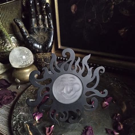 Sun Face Candle Holder Etsy