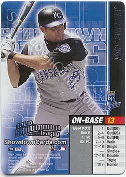 #P27 Mike Sweeney MLB Showdown 2003 League Promo