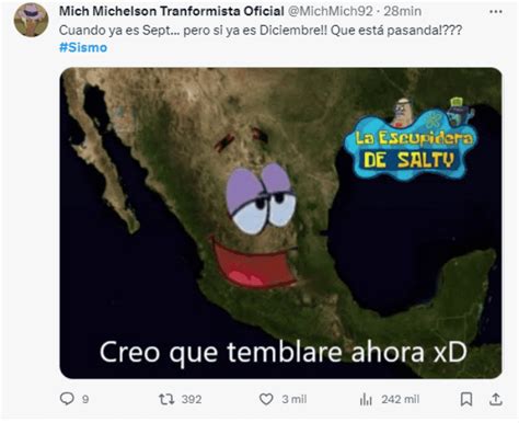 Temblor HOY: Los mejores MEMES que dejó la alerta sísmica en CDMX | El ...