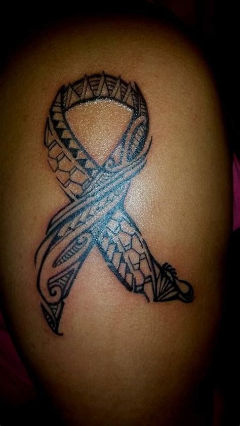 Cancer Ribbon Tattoos Breast Cancer Tattoos Ovarian Cancer Awareness