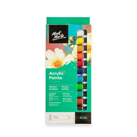 Mont Marte Acrylic Paints Signature Set Pc X Ml Artwhale Ph