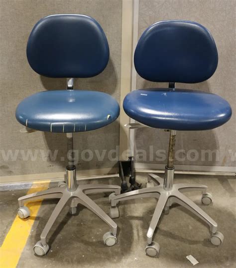 2 Adec 1601 Adjustable Dental Chairs Allsurplus