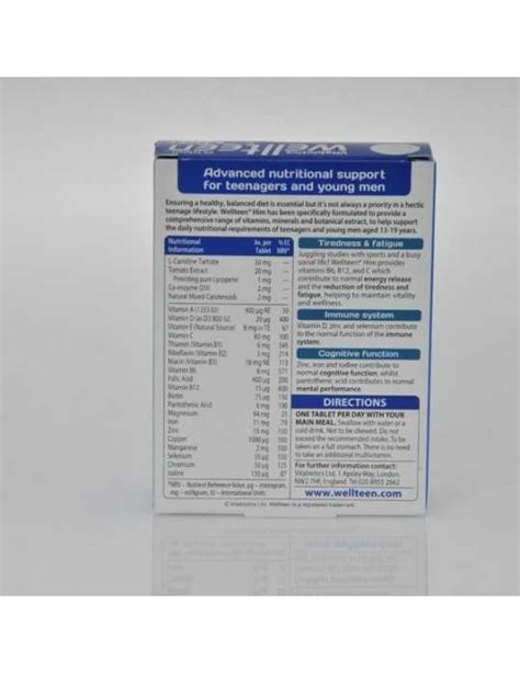 Vitabiotics Wellteen Him Years Tablets