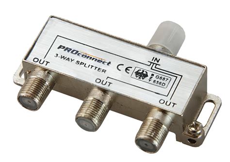 Делитель спутниковый на 3 3-WAY SAT Splitter Proconnect — Делители ...