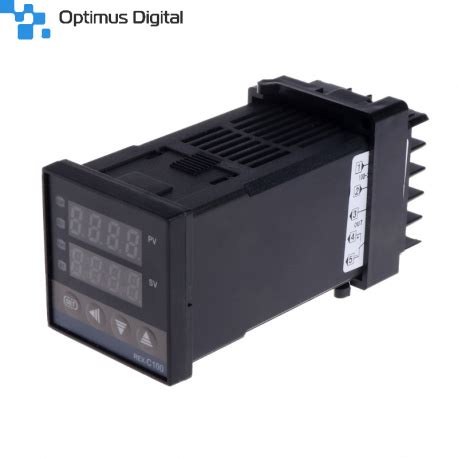 REX-C100FK02-V*AN DA Temperature Controller (K Type Input, Solid State ...