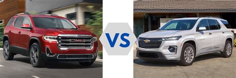 2023 GMC Acadia Vs Chevrolet Traverse