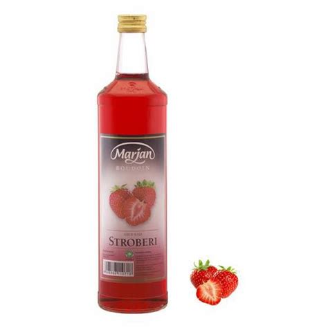 Jual Sirup Marjan Strawberry Boudoin 460ml GOJEK GRAB Shopee Indonesia