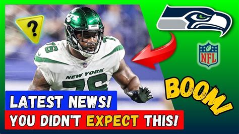 Boom Seahawks Latest News You Didn T Expect This Left Now Nfl News