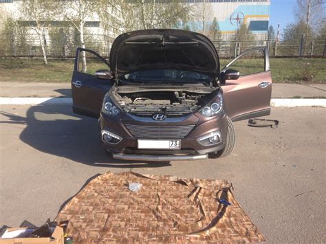 Противотуманные фары с ДХО — Hyundai ix35, 2 л, 2011 года | тюнинг | DRIVE2