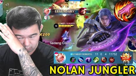 Tutorial Nolan Jungler Full Damage Musuh Sampe Tidak Berkutik