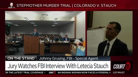 Jury Sees Fbi Interview With Letecia Stauch Court Tv Video