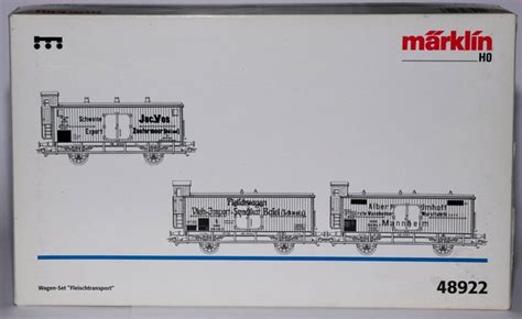 M Rklin H Set Di Vagoni Merci Di Modellini Di Treni