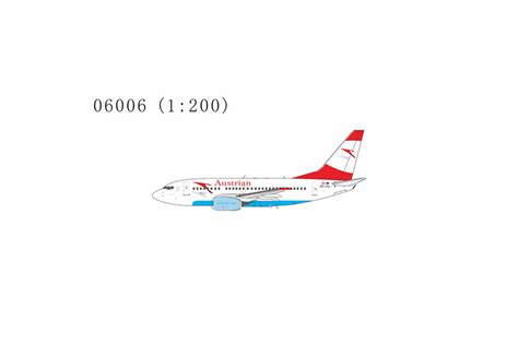 Austrian Airlines Boeing 737 600 OE LNL NG Models 06006 Modelo A Escala