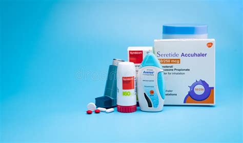 Ventolin Evohaler Salbutamol Sulphate Asthma Inhaler Isolated On White