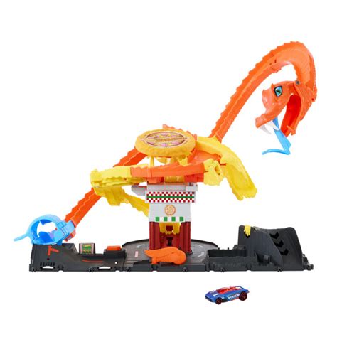 Circuit Attaque Du Cobra Hot Wheels Let S Race Mattel King Jouet Garages Et Circuits Mattel