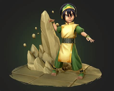 Kai Oliver Gibson Toph Beifong Avatar Fan Art