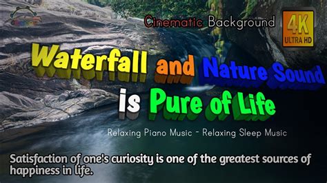 Relaxing Music with Waterfall-Calming Piano Music For Studying ...