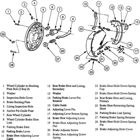 How To Fix Your 1998 F150 Rear Brake With A Detailed Diagram Guide