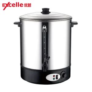 Hotel Stainless Steel Single Wall Electrical Hot Water Boiler Liter Catering Water Urn