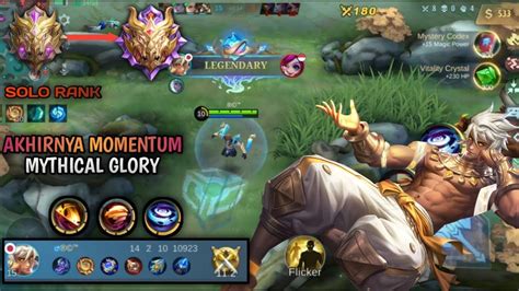 Akhirnya Detik Detik Mythical Glory Bermain Solo Rank Dari S18 Vale