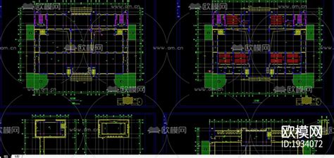 金山小学设计建筑cad施工图 免费3dmax模型库 欧模网