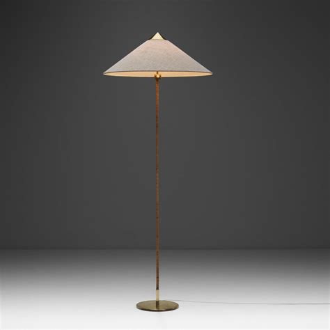 Paavo Tynell Model Brass Floor Lamp For Taito Oy Finland S