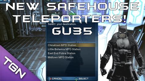 Dcuo Gu35 Safehouse Teleporters Youtube