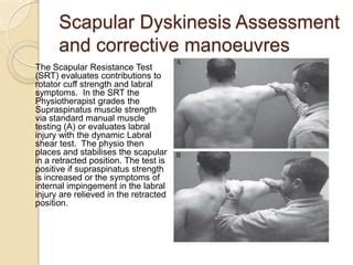 Scapular Dyskinesis Ppt