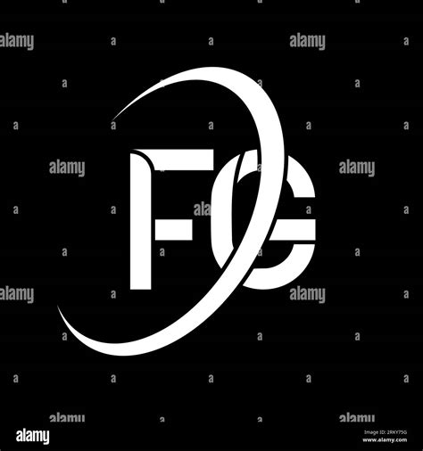 Fg Logo F G Design White Fg Letter Fg F G Letter Logo Design