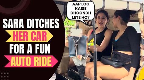 Sara Ali Khan ditches luxe car for an auto ride; fans praise actress ...