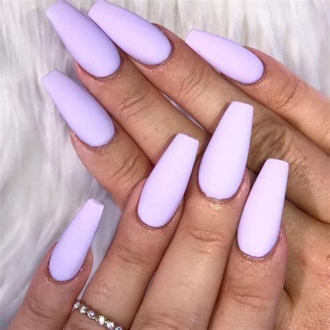 Pin By Lyv On Nails Purple Acrylic Nails Purple Nails Coffin Nails