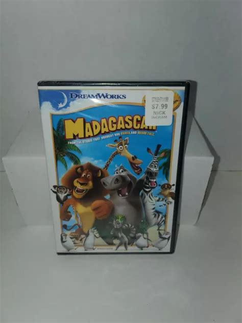 MADAGASCAR DVD ANIMATED Movie Dreamworks Widescreen Format - Brand New ...