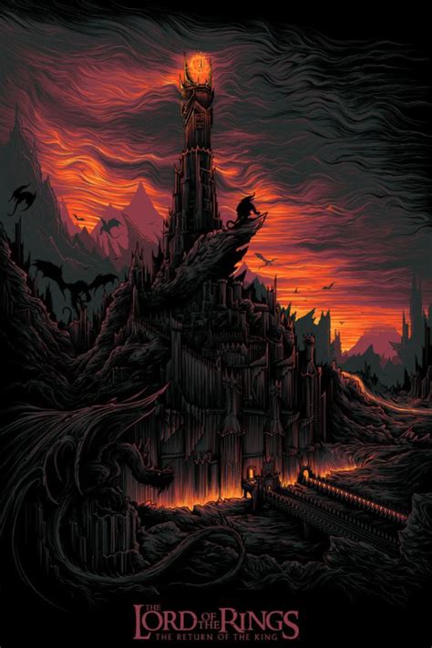 Lord of the Rings Trilogy Poster by Patrick Streuli | Download free STL ...