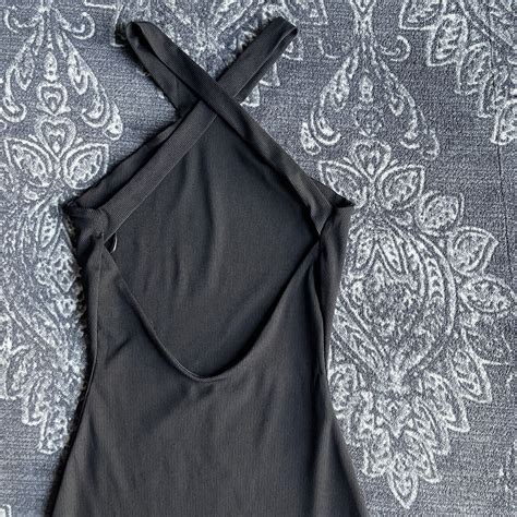Naked Wardrobe Halter Minidress In Black Womens Size Gem