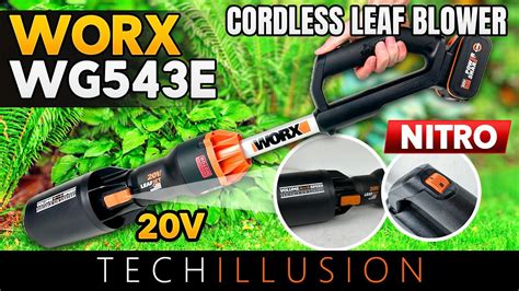 LIGHT BUT STRONG The LIGHTEST 20V Cordless Leaf Blower From WORX