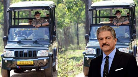 Anand Mahindra Reacts To Pic Of Pm Modi In A Bolero Jungle Safari