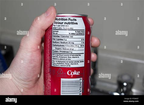 Coca Cola Nutrition Label