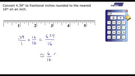 Inches To Decimal Feet Conversion Chart