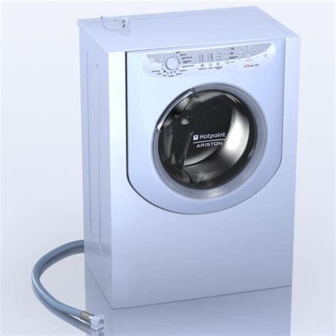 3d model of washing machine ariston aqualtis